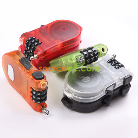 Customization Retractable Travel Cable Lock Corporate Gifts