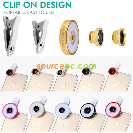 Customization Selfie Light with Fish Eye Lens Corporate Gifts