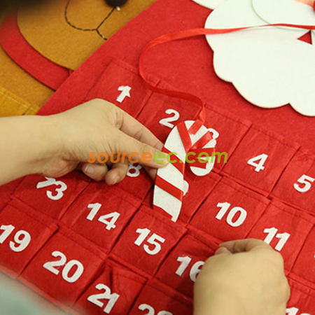 Customization Christmas Countdown Wall Calendar Corporate Gifts