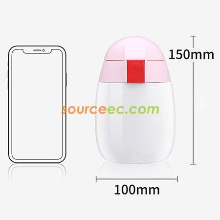 Customization 450ML Children Stainless Steel Thermal with Straw Corporate Gifts