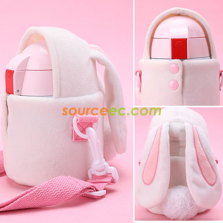 Customization 450ML Children Stainless Steel Thermal with Straw Corporate Gifts