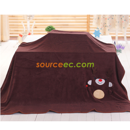 Customization Christmas Rolling Blanket Corporate Gifts