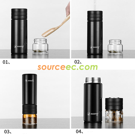 Customization 450ML Portable Thermal Mug with Infuser Corporate Gifts