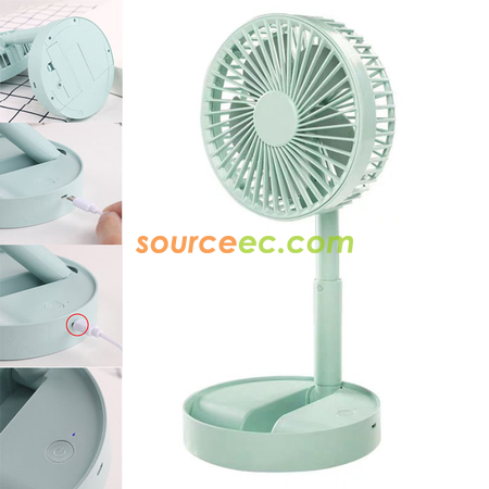 Customization Retractable Folding Charging Fan Corporate Gifts