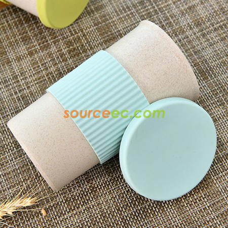 Customization 350ML Wheat Straw Coffee Cup Corporate Gifts