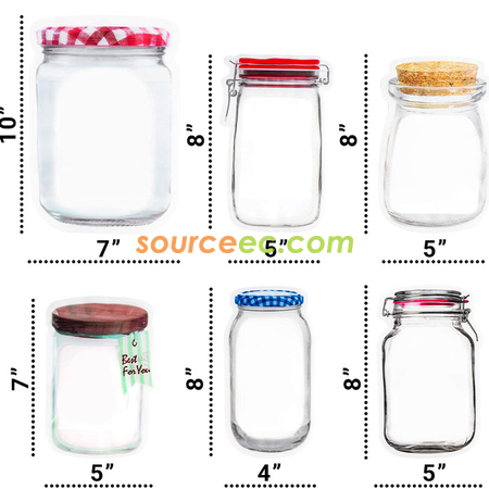 Customization Reusable Mason Jar Bags Corporate Gifts