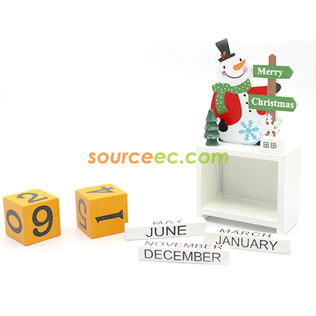 Customization Christmas Wooden Calendar Corporate Gifts