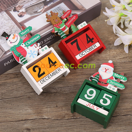 Customization Christmas Wooden Calendar Corporate Gifts
