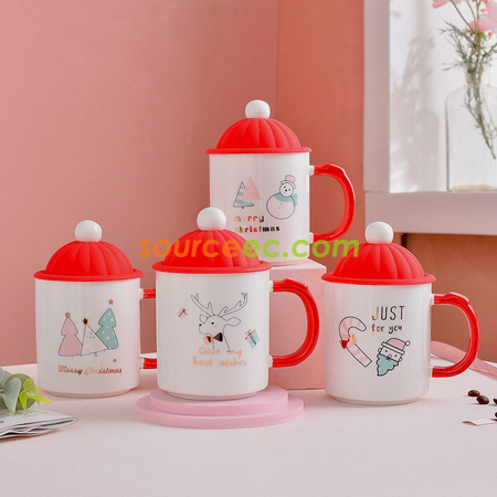 Customization 420MLL Christmas Ceramic Mug Corporate Gifts