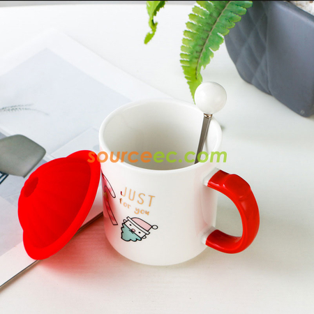 Customization 420MLL Christmas Ceramic Mug Corporate Gifts