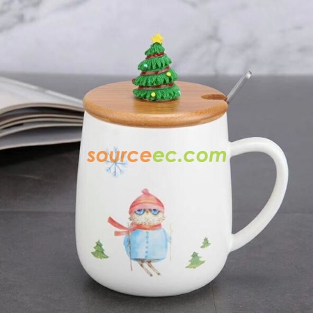 Customization Christmas ceramic cup Corporate Gifts