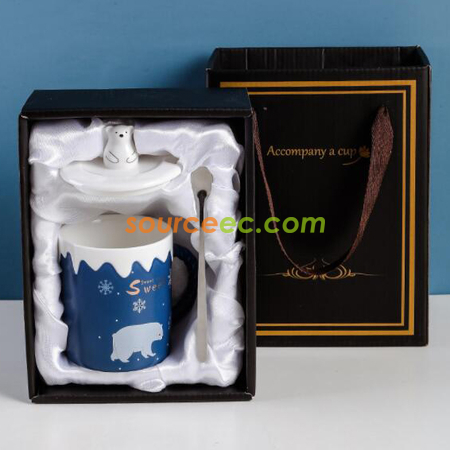 Customization Christmas ceramic cup Corporate Gifts