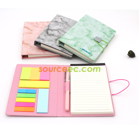 Customization PU Notebook with Sticky Corporate Gifts
