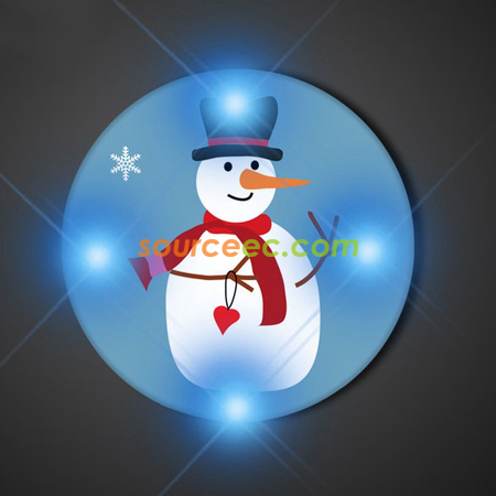 Customization Christmas LED Badge Corporate Gifts