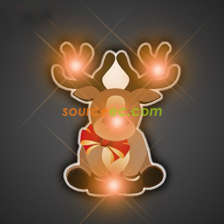 Customization Christmas LED Badge Corporate Gifts