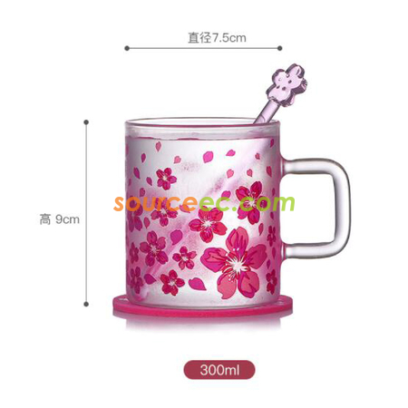 Customization Cherry Blossom Glass Corporate Gifts