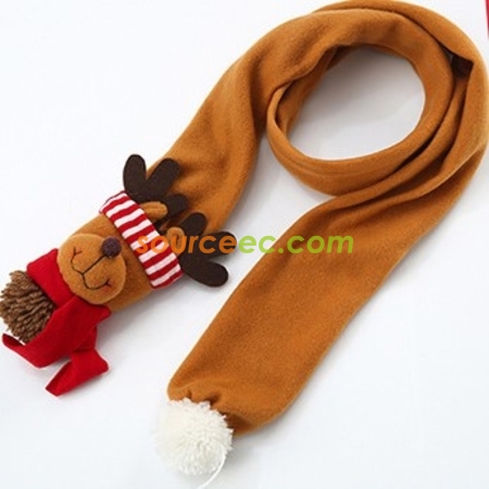 Customization Christmas warm scarf Corporate Gifts
