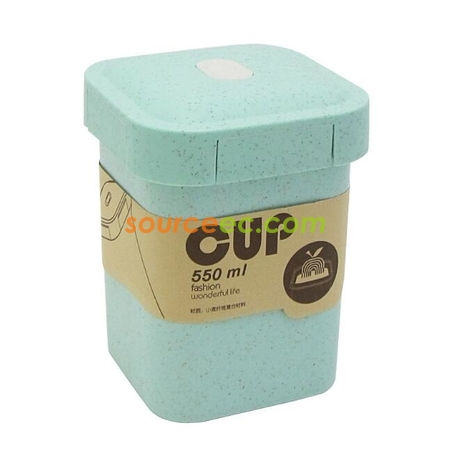 Customization 550ML Wheat Straw Coffee Cup Corporate Gifts