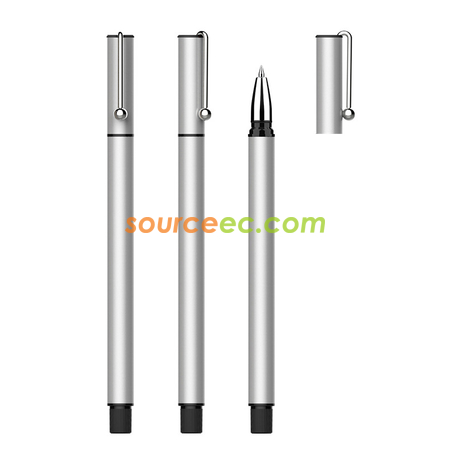 Customization Metal Gel Pen with Cap Corporate Gifts