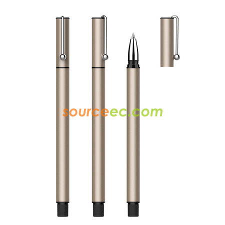 Customization Metal Gel Pen with Cap Corporate Gifts