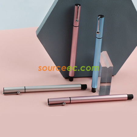 Customization Metal Gel Pen with Cap Corporate Gifts