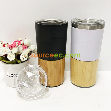 Customization Stainless Steel Bamboo Cup Corporate Gifts