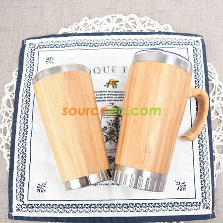 Customization Stainless Steel Bamboo Cup Corporate Gifts