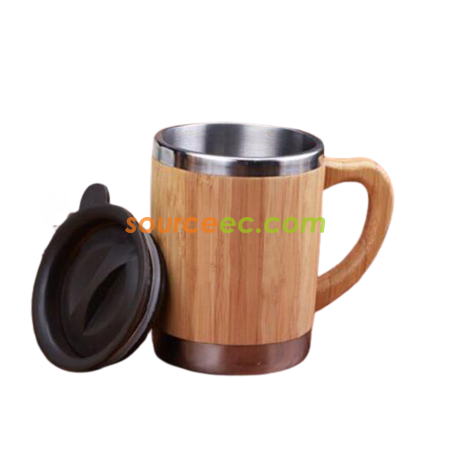 Stainless Steel Bamboo Cup