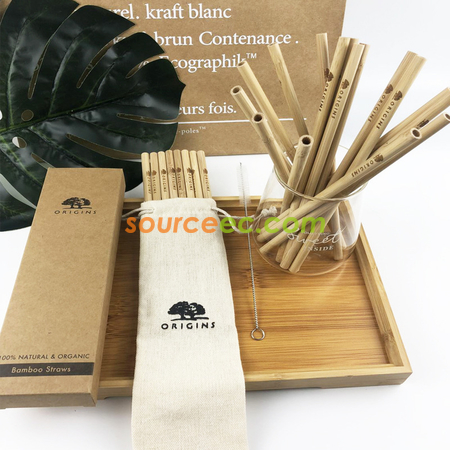 Customization Bamboo Straw Corporate Gifts