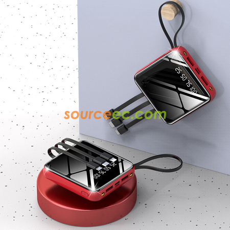 Customization 10000mAh Power Bank with In-Built Type C / Micro / Lightning Corporate Gifts