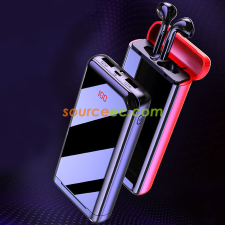 Customization Power Bank with Bluetooth Headset Corporate Gifts
