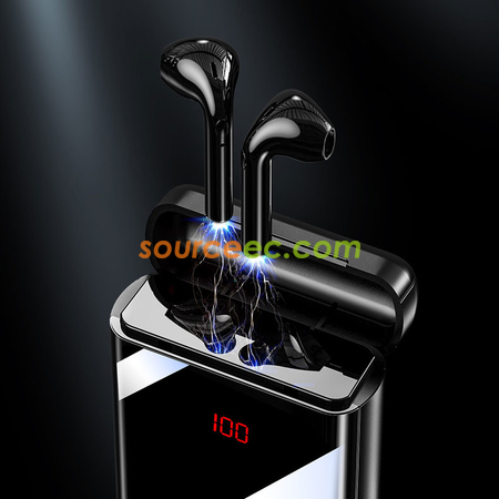 Customization Power Bank with Bluetooth Headset Corporate Gifts