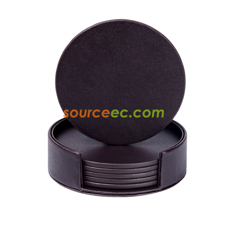 Customization Leather Suit Coaster Corporate Gifts