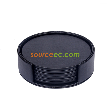 Customization Leather Suit Coaster Corporate Gifts
