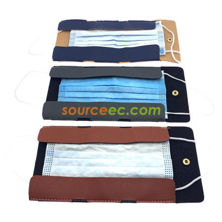 Customization PU Folding Mask Storage Clip Corporate Gifts