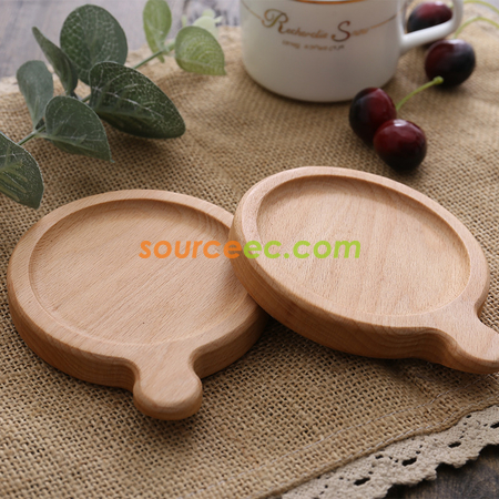 Customization Japanese Wooden Coffee Coaster Corporate Gifts