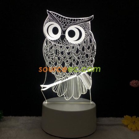 Customization Led Acrylic Stereo Desk Lamp Corporate Gifts
