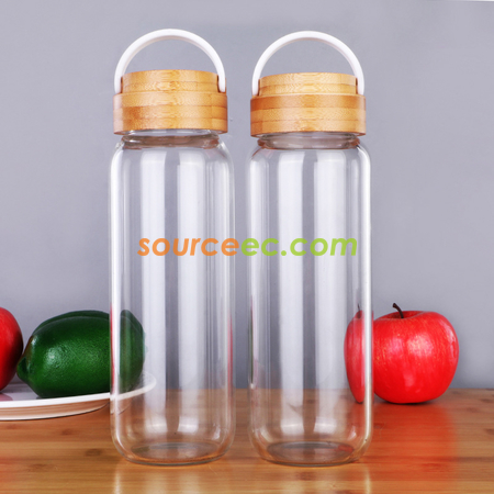 Customization Bamboo Covered Glass Corporate Gifts