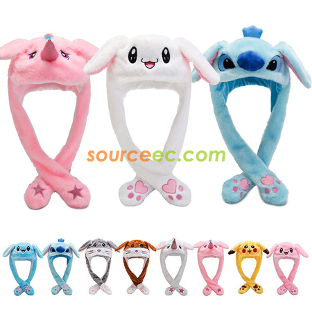 Plush Animal Ear Hat
