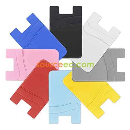 Customization Double Layer Silicone Phone Card Holder Corporate Gifts