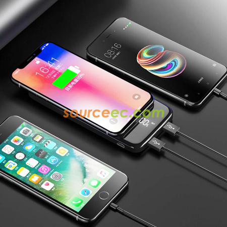 Customization 10000MAH Mirror Wireless Power Bank Corporate Gifts