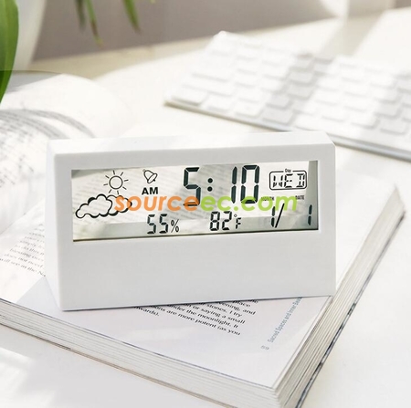 Customization Creative Multifunctional Transparent Electronic  Clock Corporate Gifts