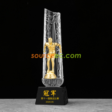 Competition Resin Crystal Trophy