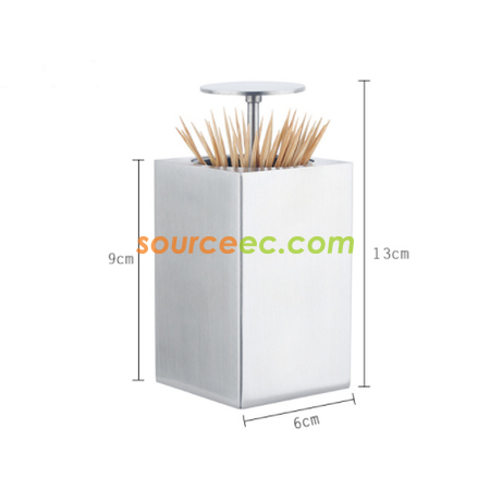 Customization Stainless Steel Portable Toothpick Bucket Corporate Gifts