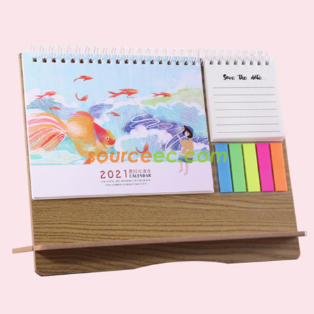 Customization Creative Wooden Calendar Corporate Gifts