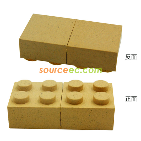 Customization Eco-friendly Block USB Flash Drive Corporate Gifts