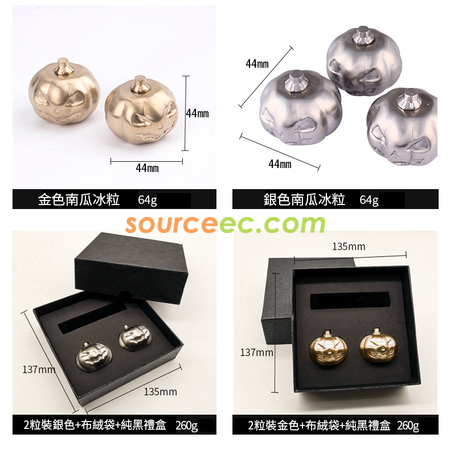 Customization Pumpkin-shaped Stainless Ice Cube Corporate Gifts