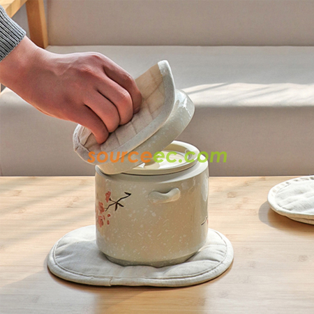 Customization Thick Cotton and Linen Insulation Pad Corporate Gifts