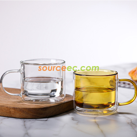 Customization Colorful Glass Mug Corporate Gifts