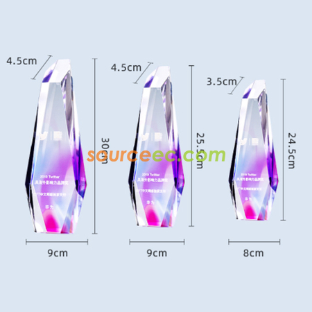 Customization Crystal Trophy Corporate Gifts